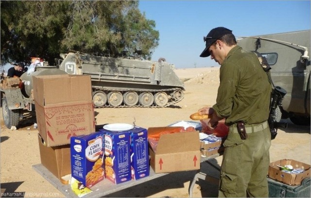 Романтика армейских сборов в Израиле.