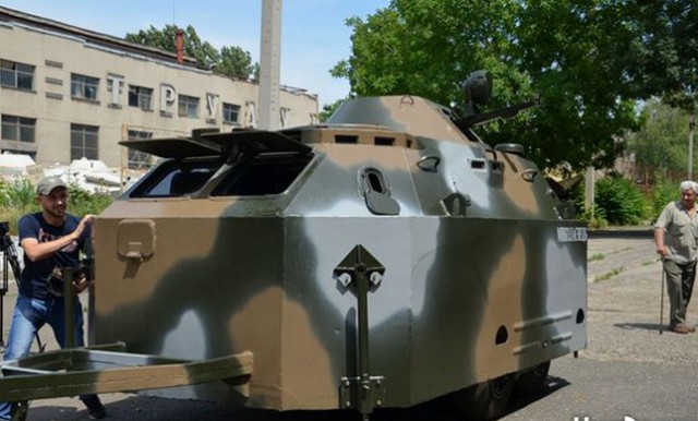 Как самодельная военная техника участвует