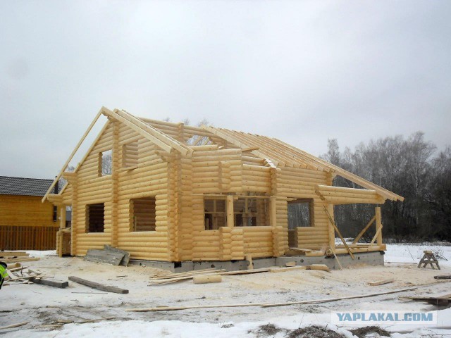 Строительство дома на даче