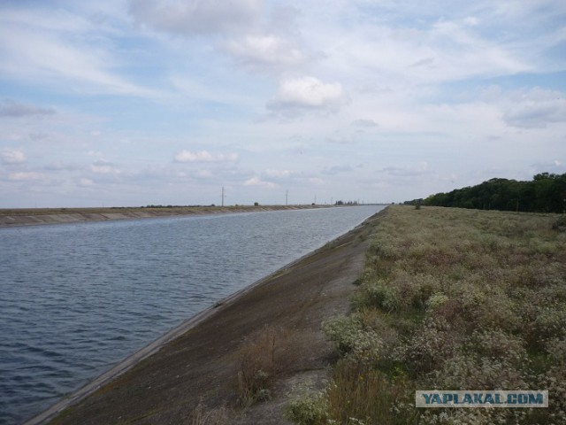 Водная блокада Крыма превращает юг Украины в огромное болото.