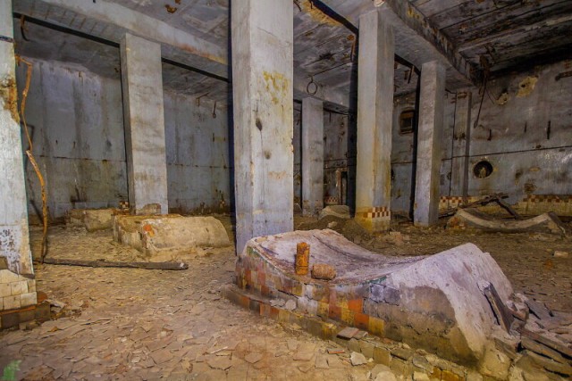 Взорванный в 70-х комплекс группового старта ядерных ракет 551-го РП