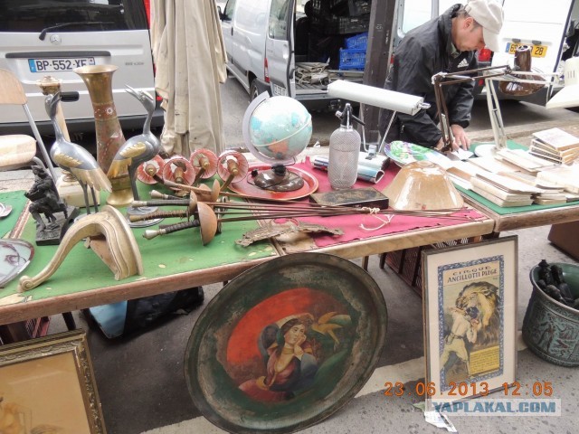 Блошиный рынок в Париже