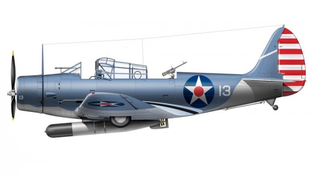 Настоящий Мститель от Grumman, а не поделка от Marvell. TBF/TBM Avenger.