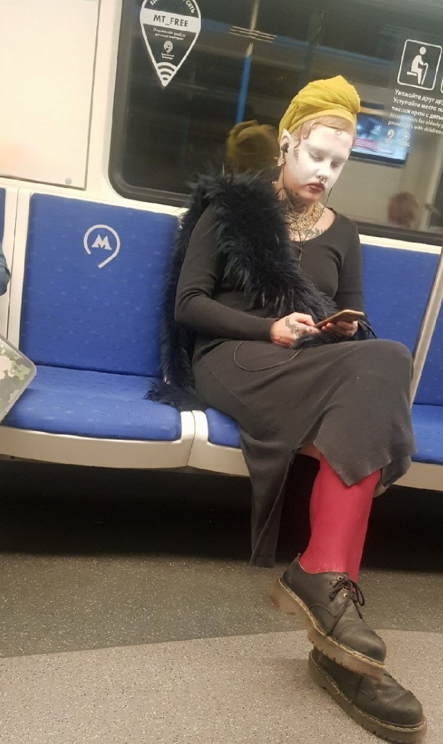Модники из нашего метро