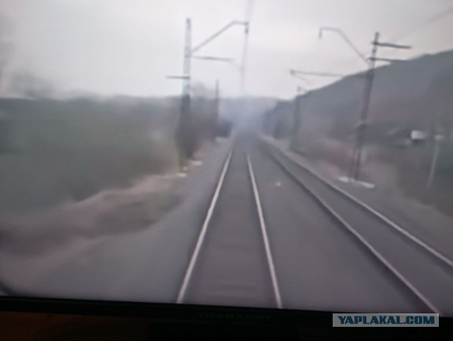 Тамбур последнего вагона.