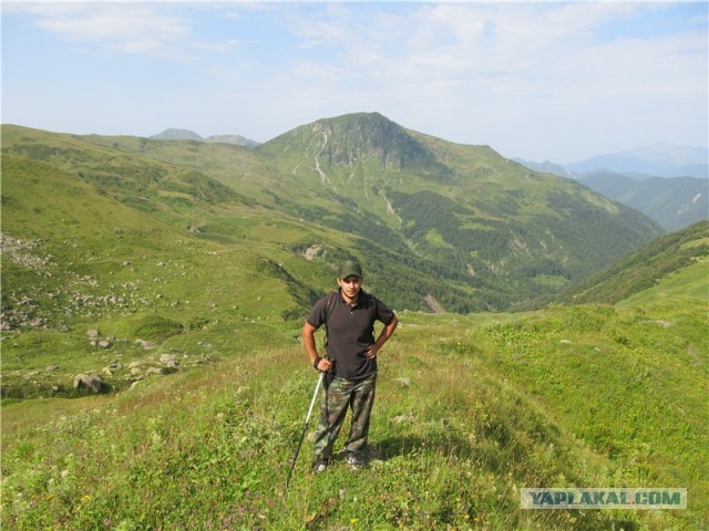 В горах. Абхазия.