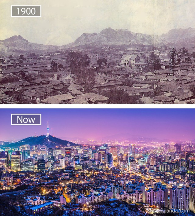 Мегаполисы - тогда и сейчас
