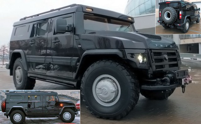 Армейский броневик «Тигр» конвертировали в шикарный внедорожник для VIP-персон