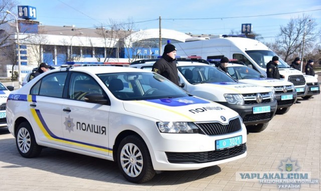 Роскошные автомобили российской полиции