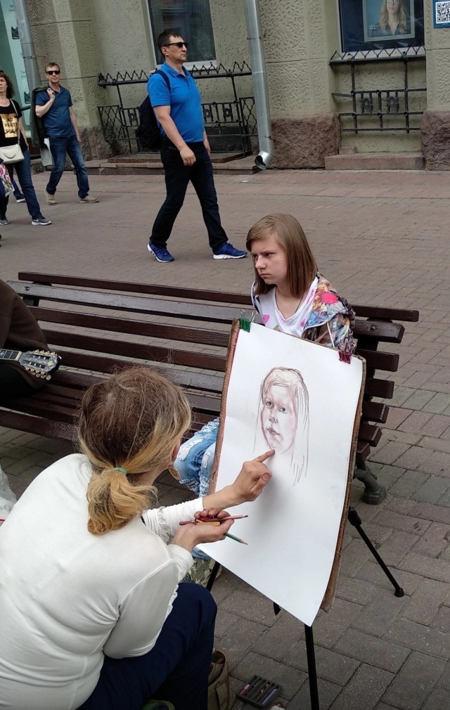 Как просто нарисовать нос.