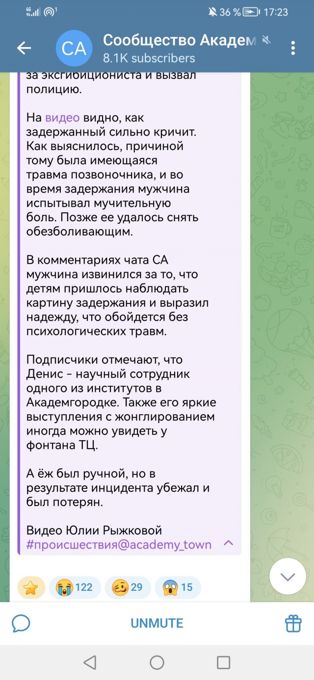 Возле новосибирской школы задержали странного мужчину, который жонглировал живым ежиком