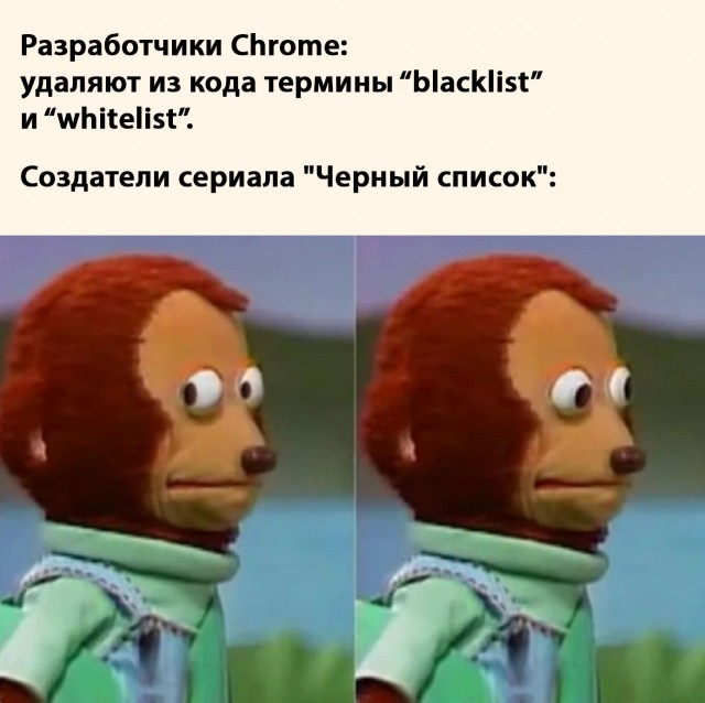 Разработчики Google Chrome, а также проекта Chromium, избавляются в коде браузеров от терминов blacklist и whitelist