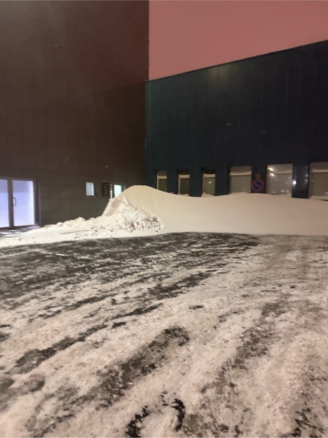 Москва в плену снега