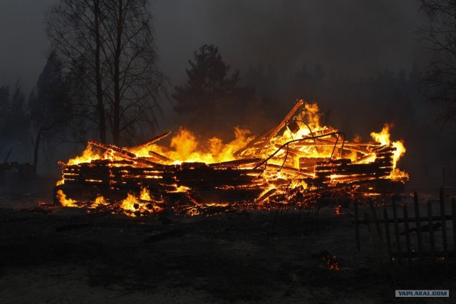 Пожары в рязанской области