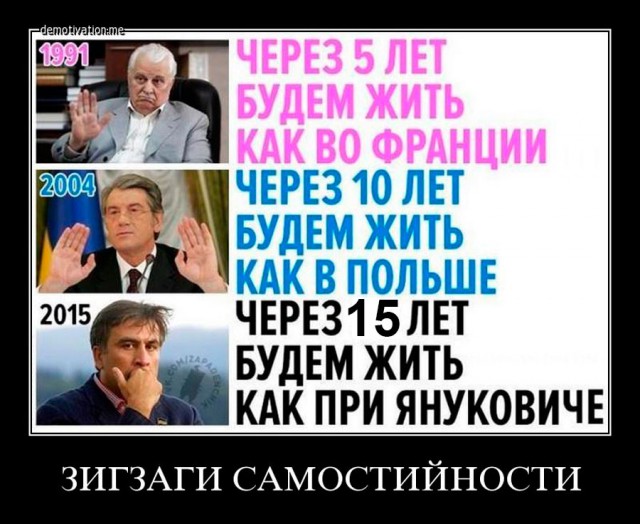 Саакашвили предрек Украине скорый крах