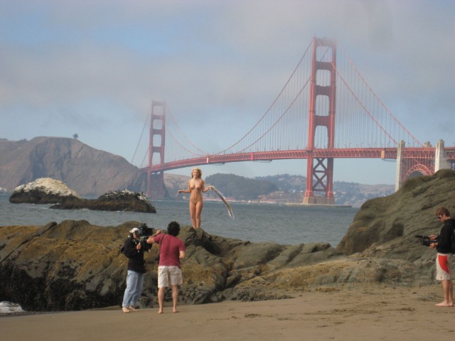 Трос от моста Golden Gate в Сан–Франциско