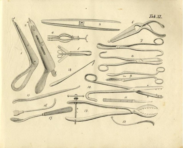 Медицинские инструменты 19 го века