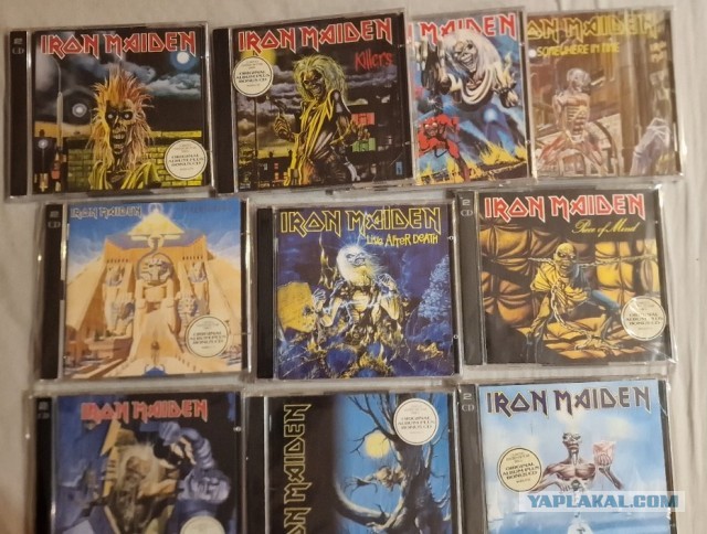 Эдди Хед на обложках Iron Maiden