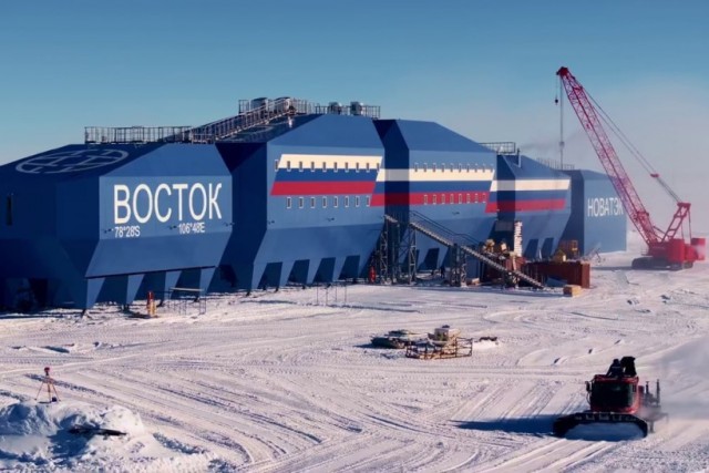 В сети завирусилось видео с российской антарктической станции «Восток»