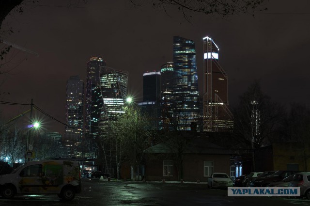 Ночные и вечерние фотографии Москвы