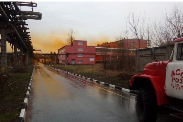 Взрыв на химзаводе в Тверской области