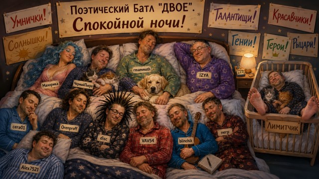 Двое, поэтический батл