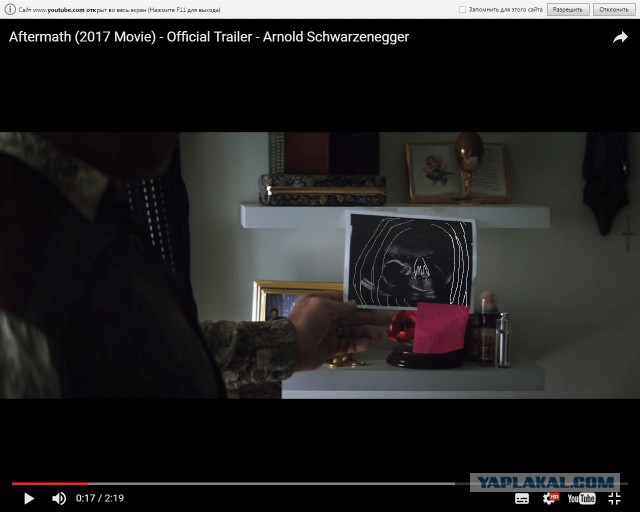 Новый фильм со Шварценеггером! Aftermath.