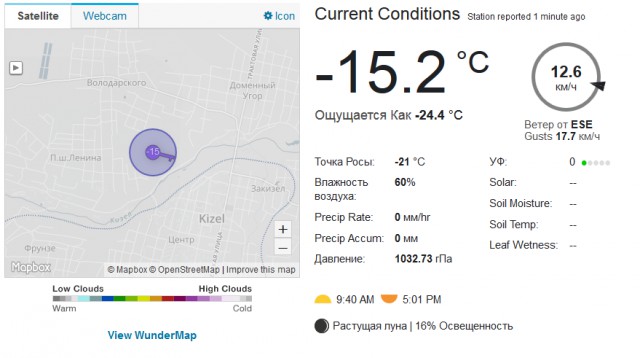 А у вас холодно?)
