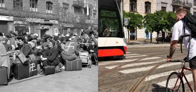 Фотографии оккупированной нацистами Праги: тогда и сегодня