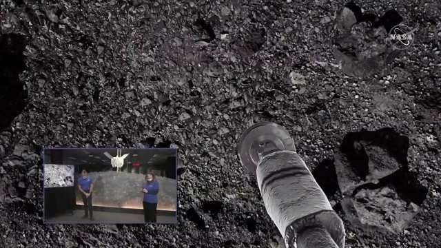 Зонд OSIRIS-REx взял образец грунта с поверхности астероида Бенну