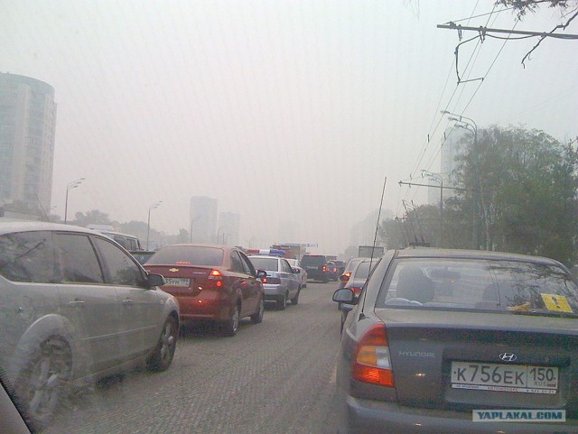 Дым в Москве (04.08.2010)