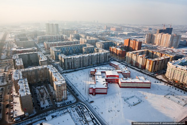 Виртуальное путешествие в Красноярск: Вид с высоты