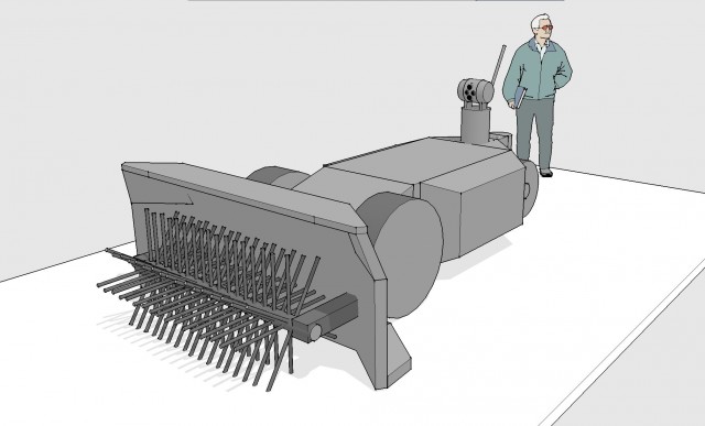 Машина для разминирования «МиноТавр».