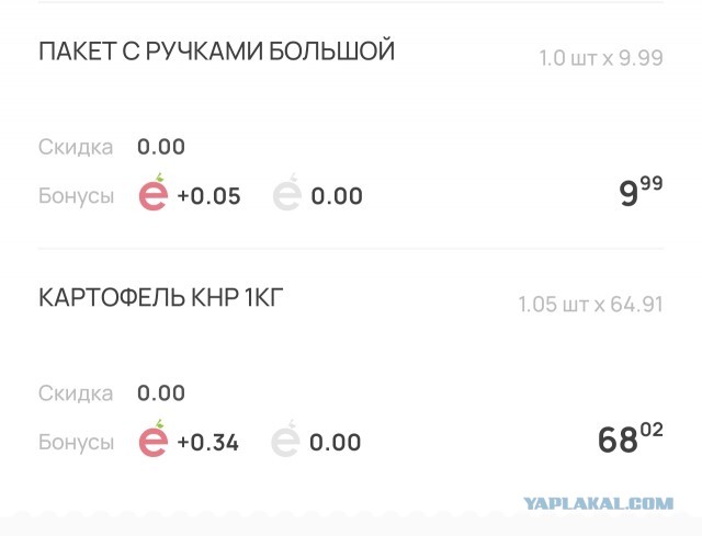 Решил глянуть, почём картошка у загнивающих американцев. Внезапно она оказалась дешевле, чем в России
