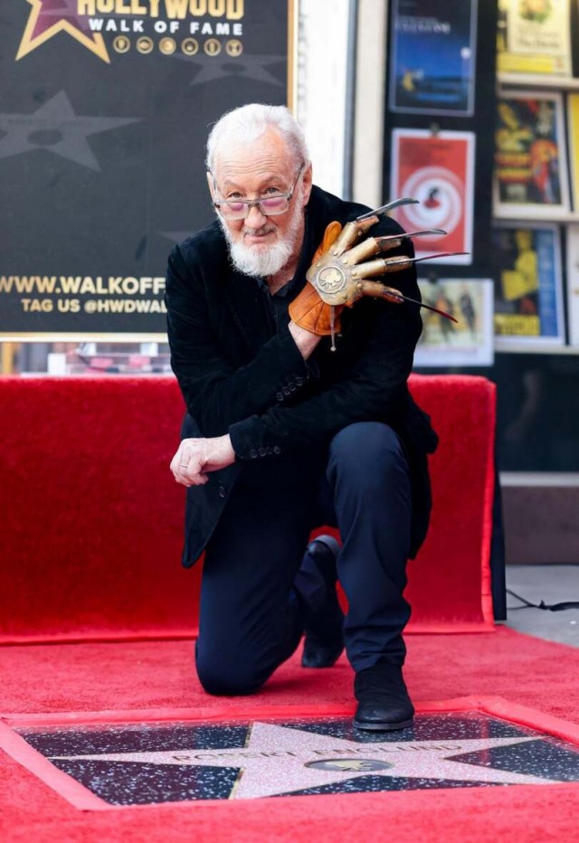 Роберт Инглунд получил «звезду» на голливудской Аллее славы