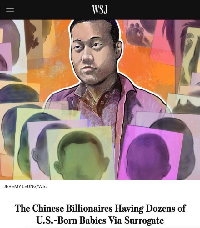 Китайские миллиардеры заводят сотни детей в США с помощью суррогатных матерей, чтобы …