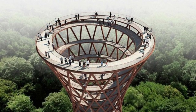 Архитектура: Проект спиральной башни для пеших прогулок