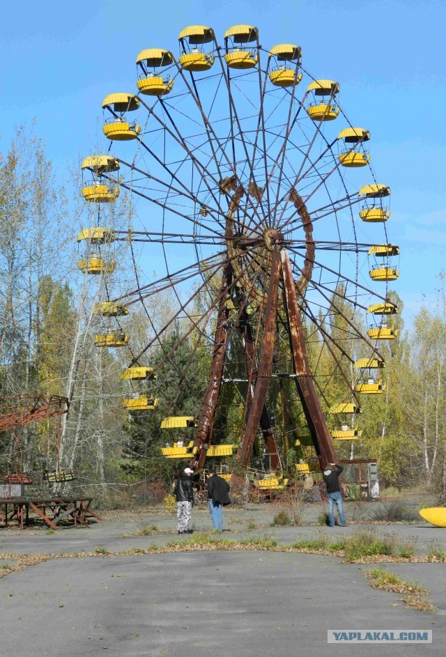 Припять с вертолета. 21 сентября 1991 год
