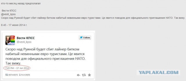 На Украине рухнул Боинг-777 малайзийских авиалиний