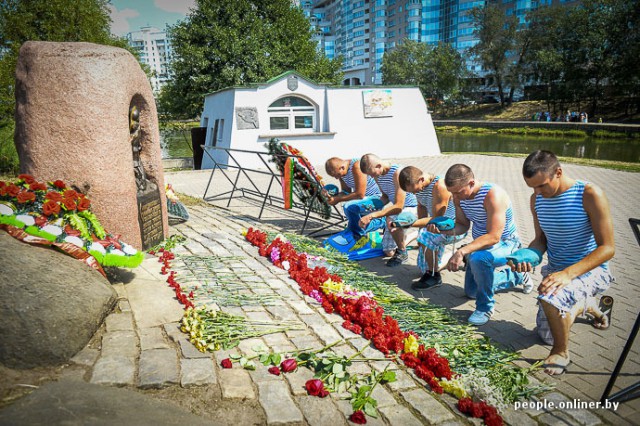 День ВДВ в Минске.