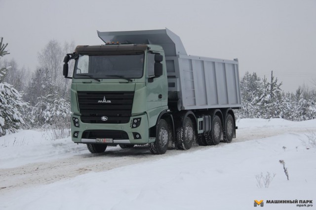 МАЗ-6516М9 - достойный конкурент КамАЗам и китайцам на стройке