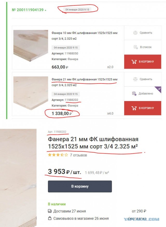 Она золотая! Новые цены на фанеру поражают воображение.