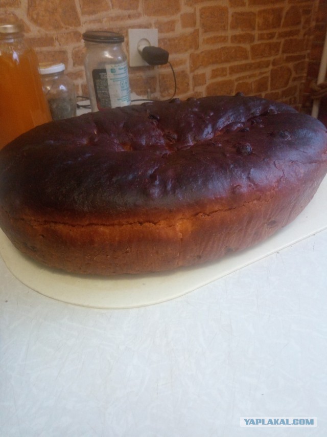 Пасхальный кулич. Хвастовства и легкого недоумевания пост.