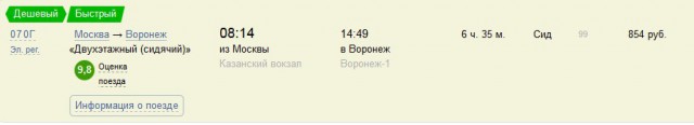 Новый поезд РЖД