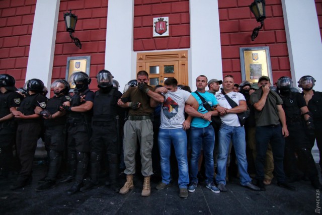 Штурм мэрии в Одессе