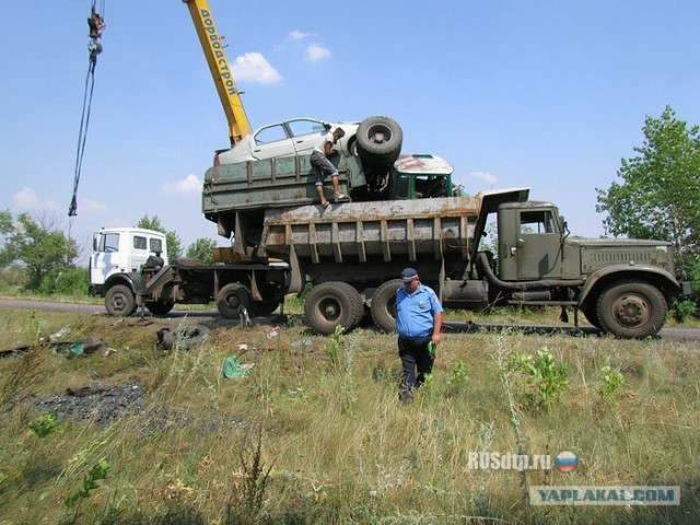 Эвакуация авто после аварии
