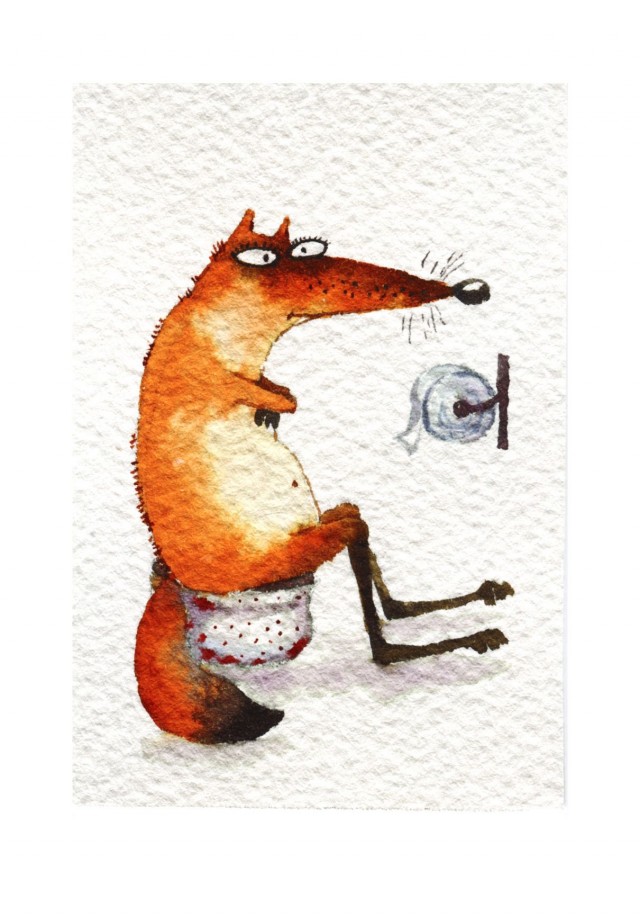 Лиса прикольные рисунки