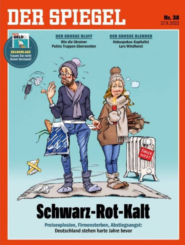 Мрачный прогноз выдает Der Spiegel на обложке своего последнего номер