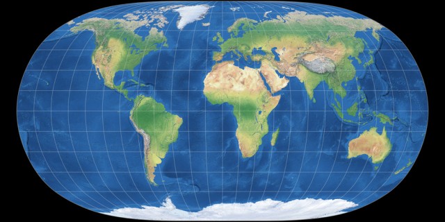 Картографические проекции - известные и не очень