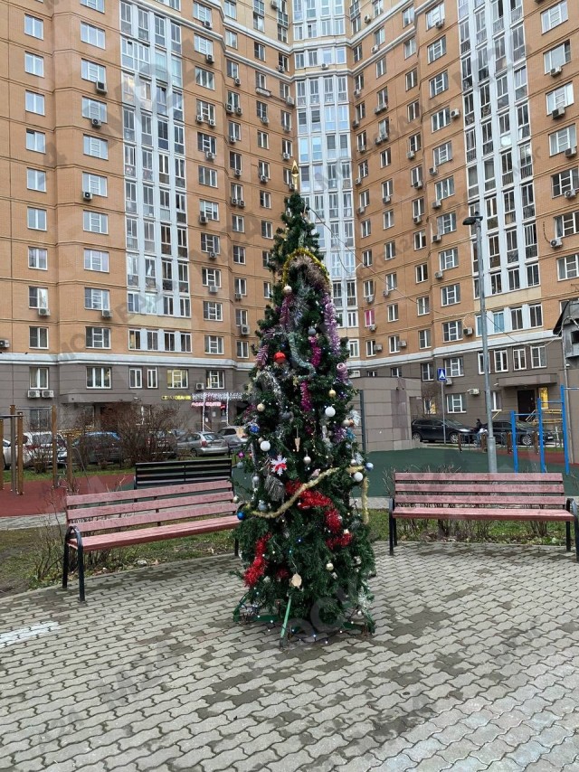Управляющая компания ЖК «Царицыно» снова попыталась угодить жителям с новогодним декором, и снова — безуспешно.